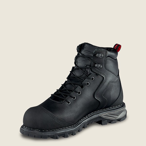 Bottes de Sécurité Red Wing - Burnside - 6-Inch Waterproof Toe - Noir - Homme 489YIVMQX